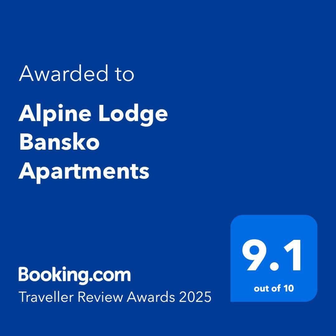 Alpine Lodge Bansko Apartments 외부 사진
